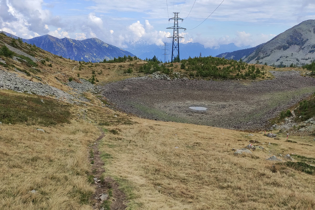 Val Bognanco - Laghetto di Monscera in secca