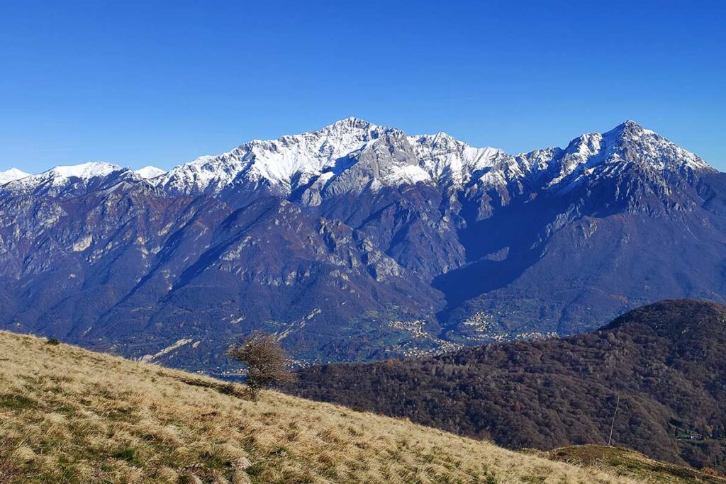 La Grigna Settentrionale vista dall'Alpe Spessola