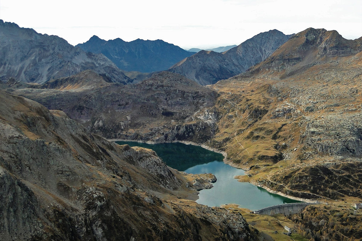 Laghi Gemelli visti dall'alto