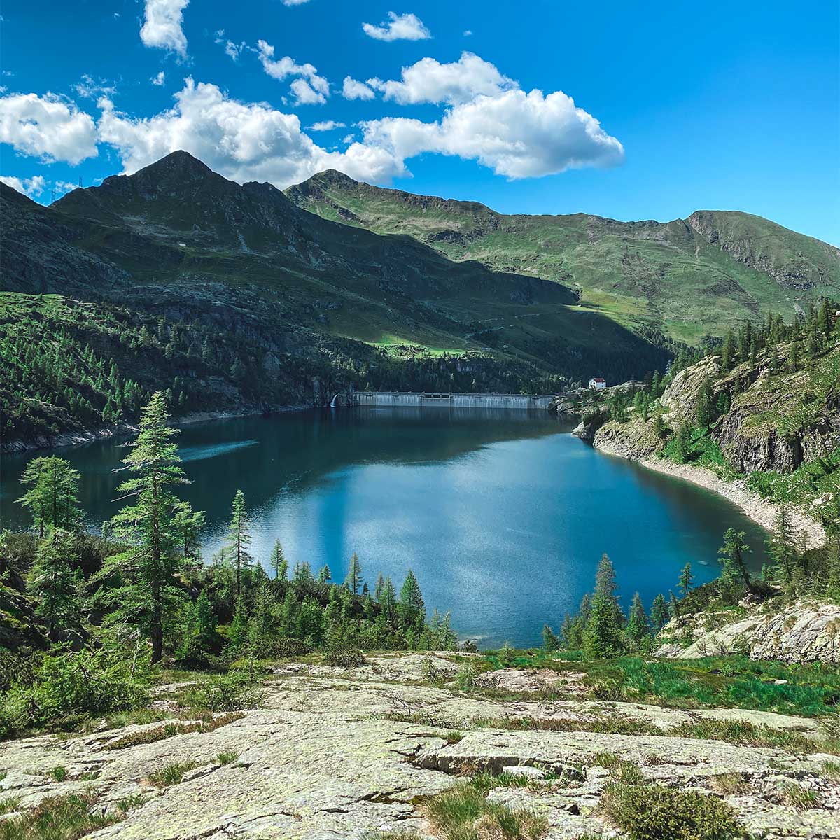 Val Gerola: vista su Pescegallo