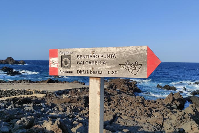 Sentiero Punta Calcarella