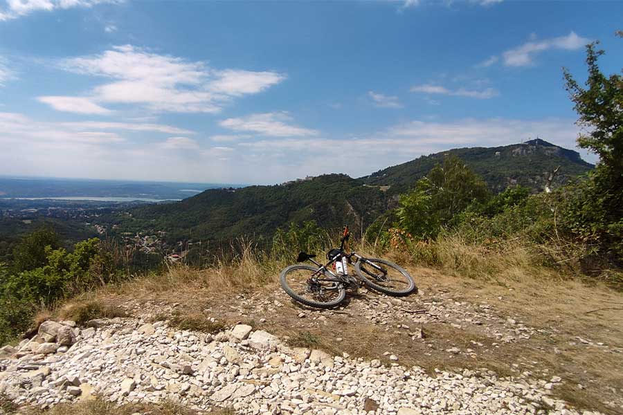 Salita Monte Martica in MTB