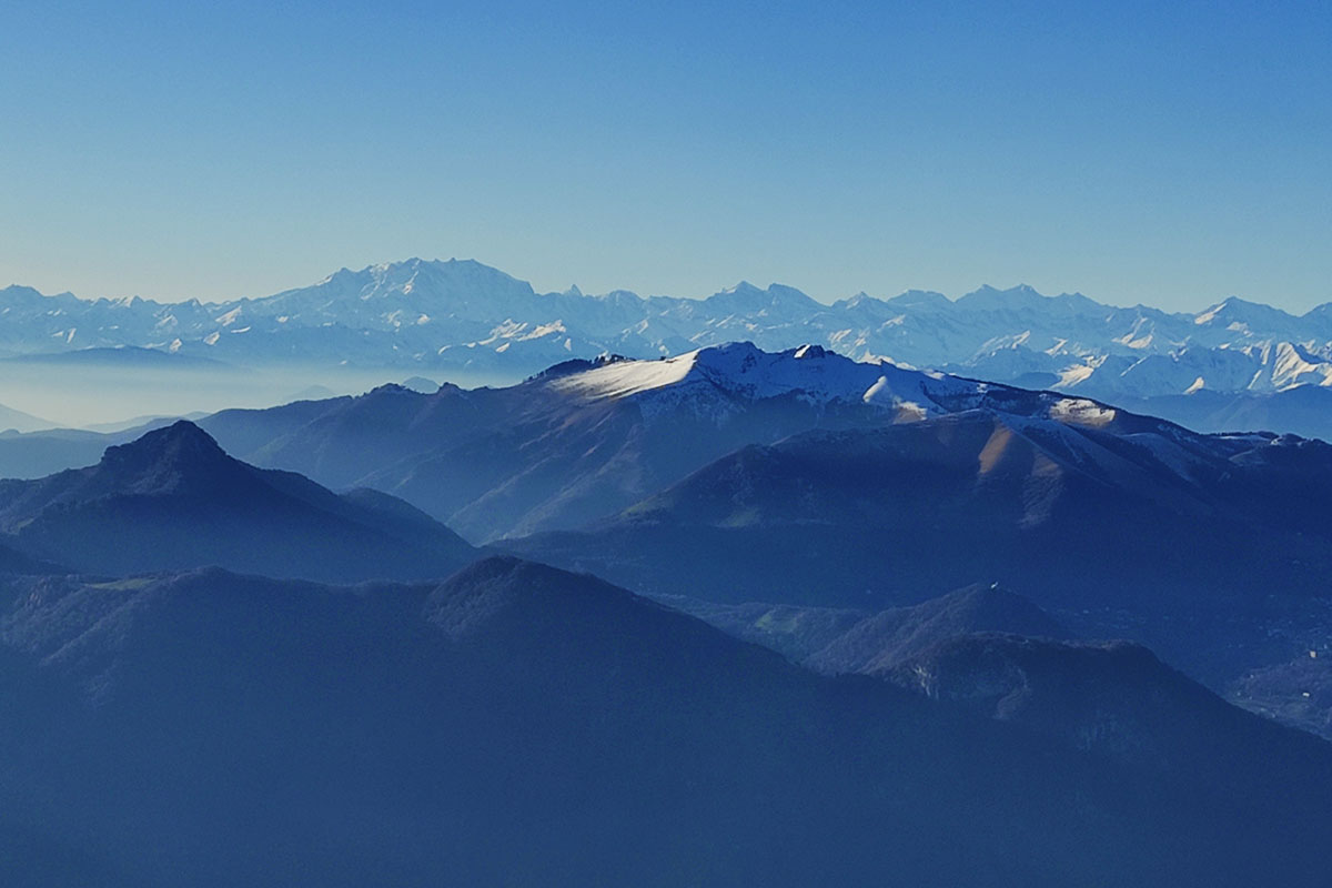 Panorama dal Monte San Primo