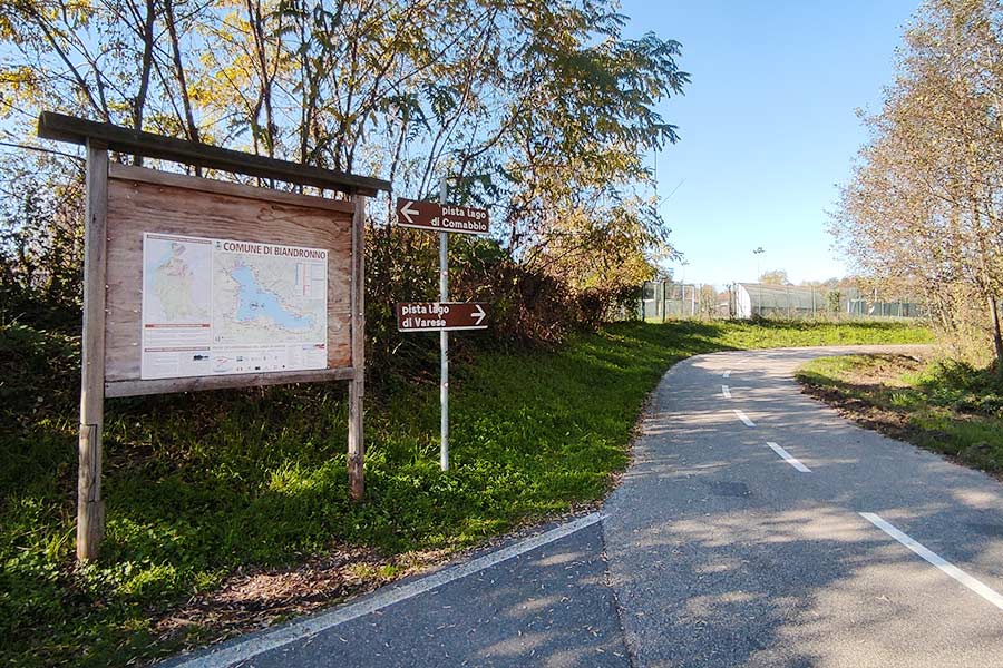 Pista ciclabile del lago di Varese