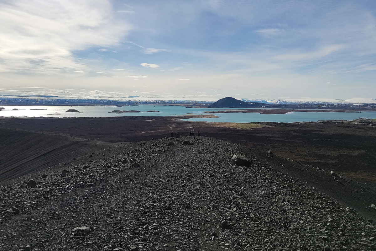 Vulcano Hverfjall in Islanda