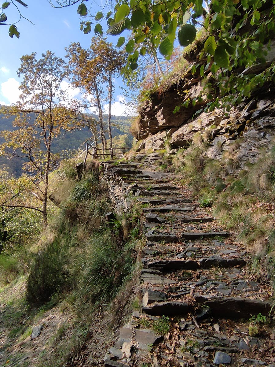 Trekking a Monteviasco - Mulattiera