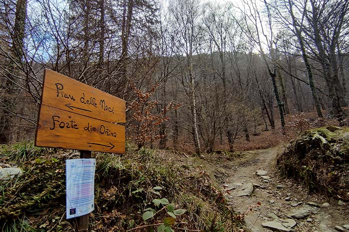 Trekking al forte di Orino