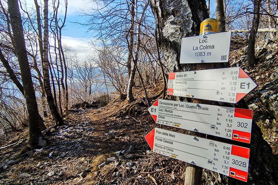 Trekking al forte di Orino