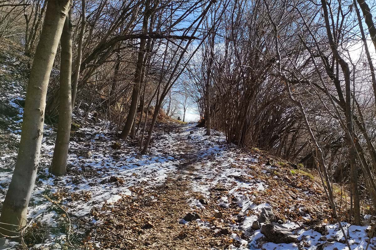 Trekking invernale al forte di Orino in provincia di Varese