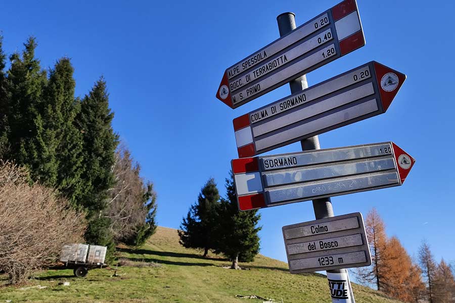 Escursione invernale al Monte San Primo