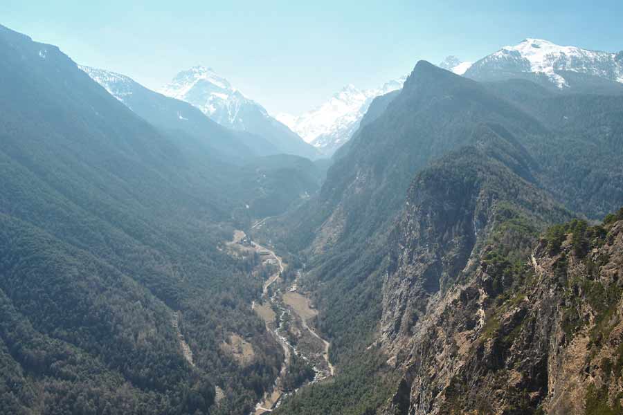 Escursione all'Eremo di Saint Julien: panorama sulla Val Clavalitè