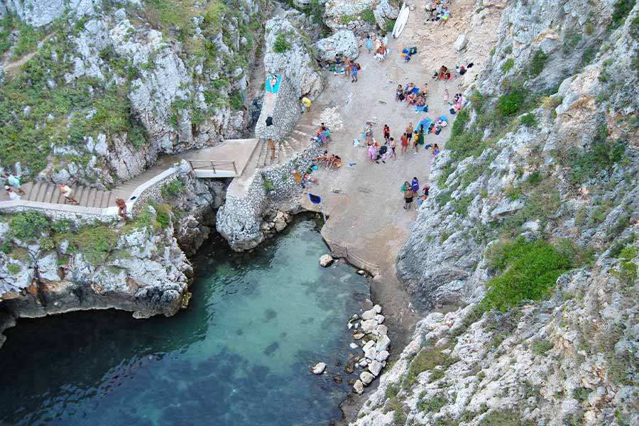 Spiaggia del Ciolo in Salento