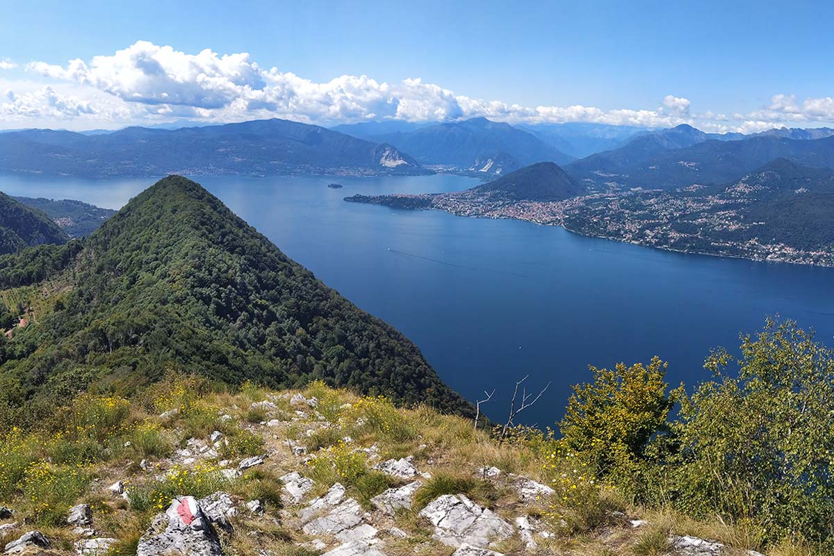 Panorama sul Lago Maggiore dai Pizzoni di Laveno